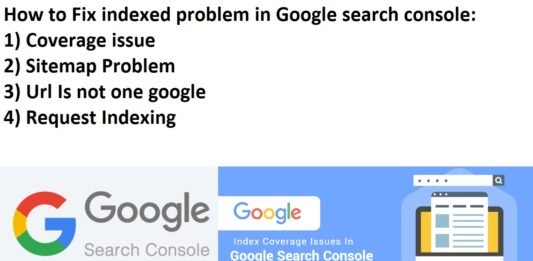 How to Fix indexed problem in Google search console: Coverage issue, Sitemap Problem