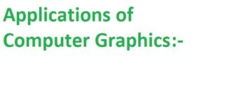 Applications of Computer Graphics
