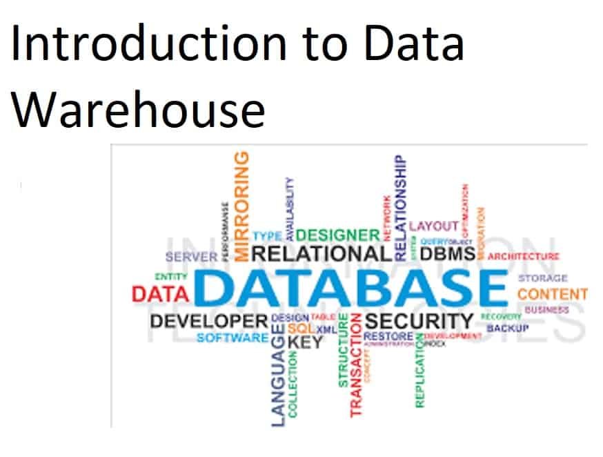 A data warehouse is a relational database that is designed for query and analysis rather than for transaction processing